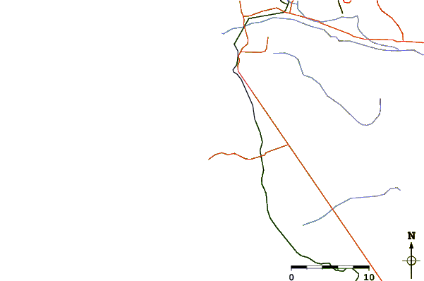 Roads and rivers around Polvorin