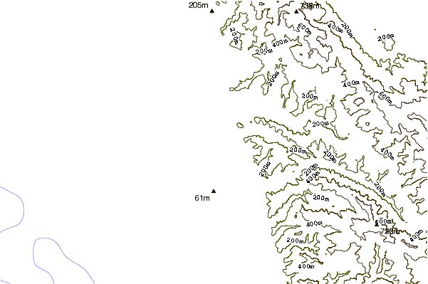 Shoreline around Pomponio State Beach
