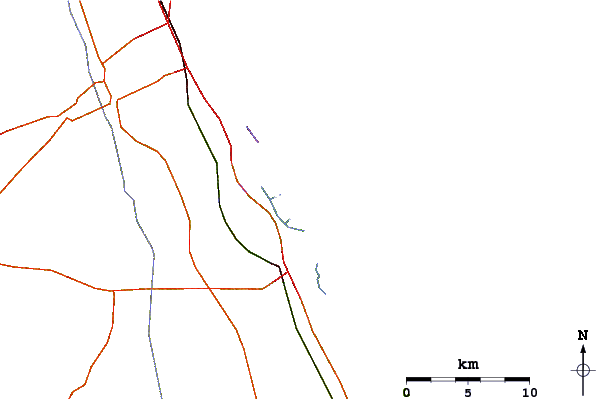 Roads and rivers around Ponce Inlet