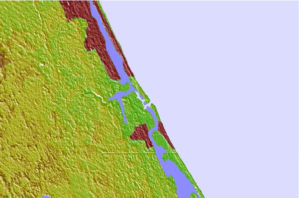 Surf breaks located close to Ponce Inlet
