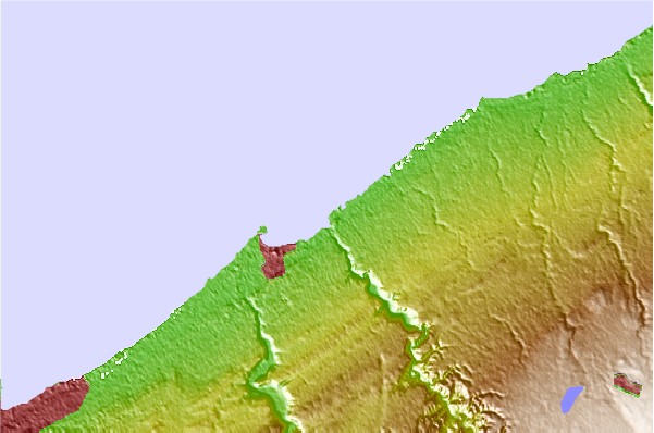 Surf breaks located close to Pont Blondin