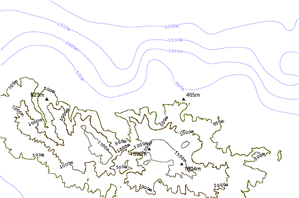 Shoreline around Ponta Delgada