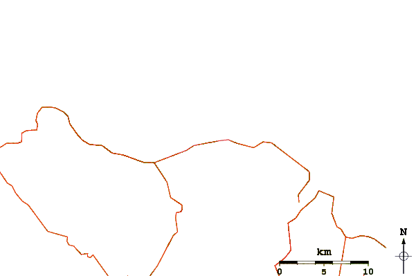 Roads and rivers around Ponta Delgada