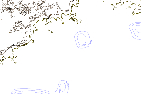 Shoreline around Ponta Grossa