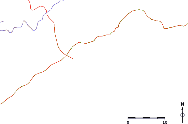 Roads and rivers around Ponta Grossa