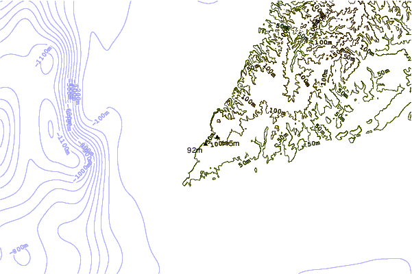 Shoreline around Ponta Ruiva