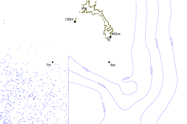 Shoreline around Ponta Preta