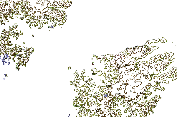 Shoreline around Ponta do Farol