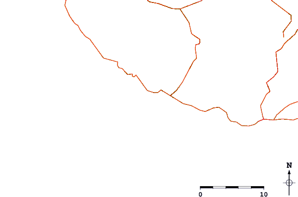 Roads and rivers around Ponta do Sol