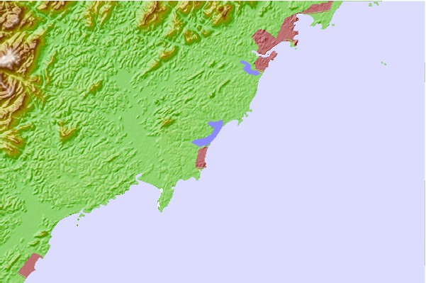 Surf spots located close to Ponta dos Castelhanos