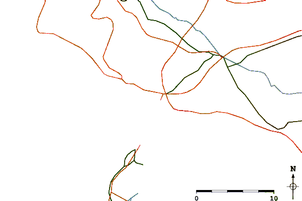Roads and rivers around Pontaillac
