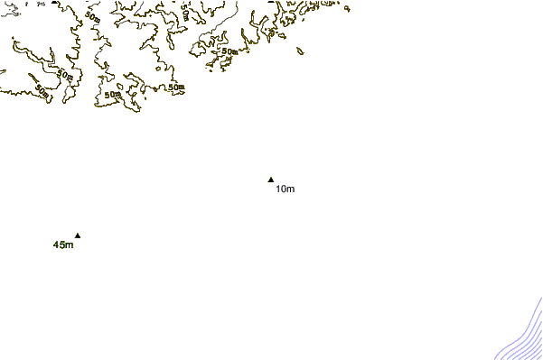 Shoreline around Pontal do Peba