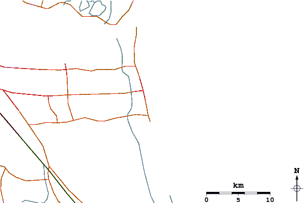 Roads and rivers around Ponte Vedra