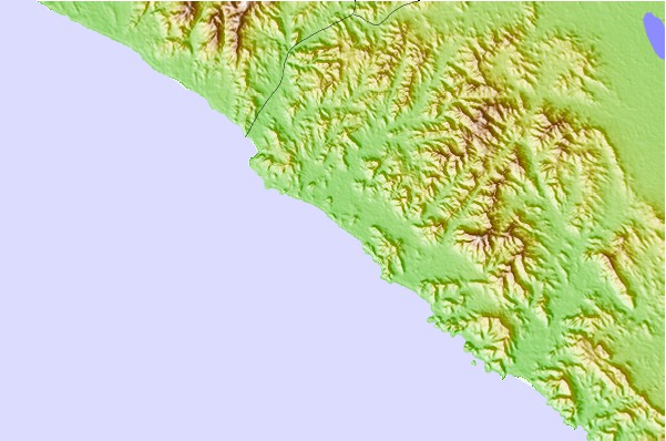 Surf spots located close to Popoyo