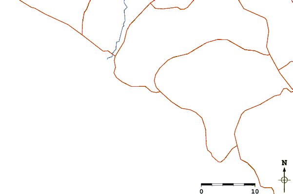 Roads and rivers around Popoyo