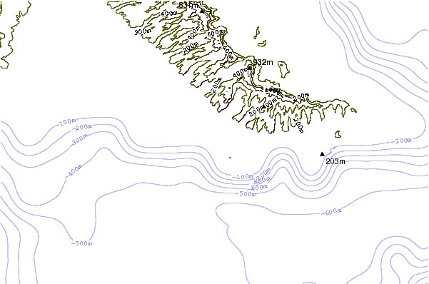 Shoreline around Populars
