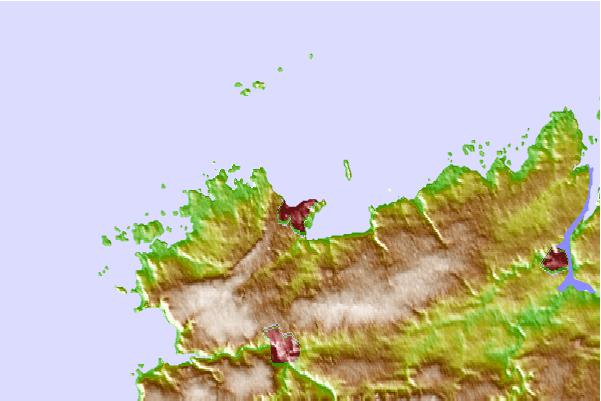 Surf spots located close to Pors Nevez