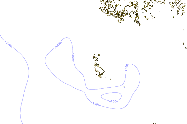 Shoreline around Port Blanc