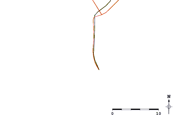 Roads and rivers around Port Blanc