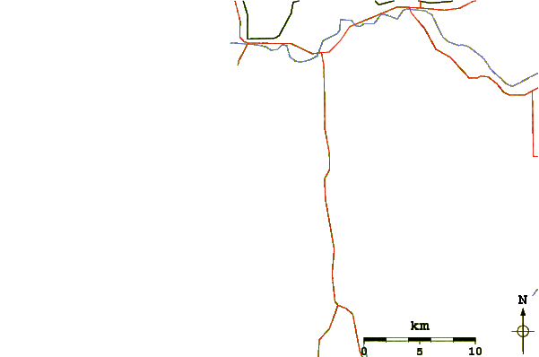 Roads and rivers around Port Denison