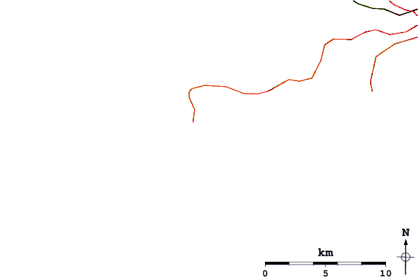 Roads and rivers around Port Eynon Bay