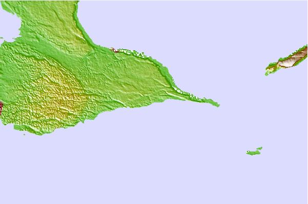 Surf spots located close to Port Francois Harbour