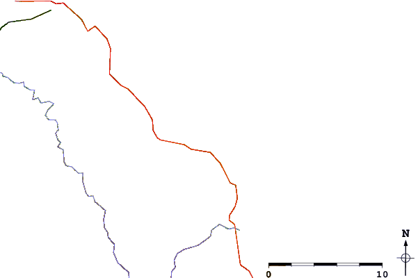 Roads and rivers around Port Goret Treveneuc