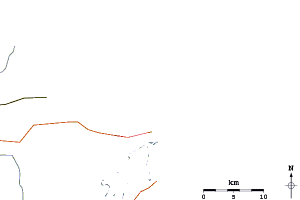 Roads and rivers around Port Isabel