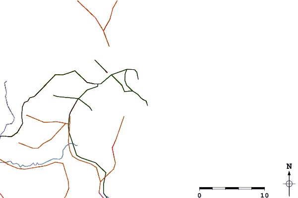 Roads and rivers around Port Kembla Beach