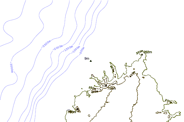 Shoreline around Port Louis