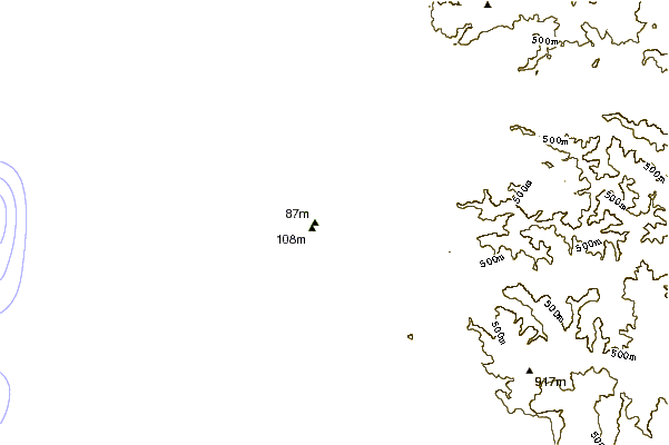 Shoreline around Port Orford