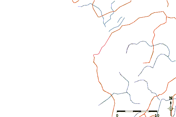 Roads and rivers around Port Waikato-Sunset beach