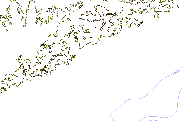 Shoreline around Port de Mataro