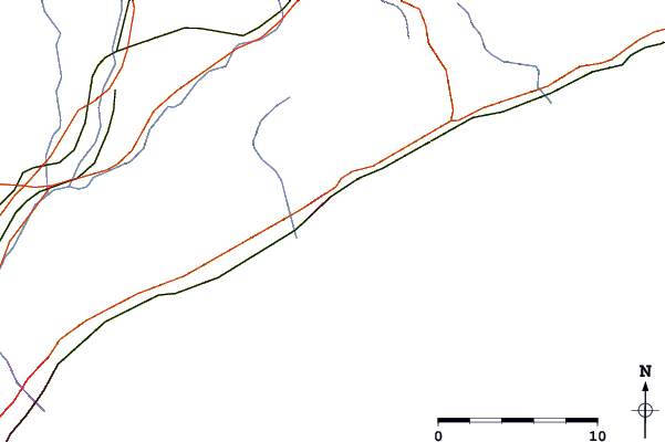 Roads and rivers around Port de Mataro