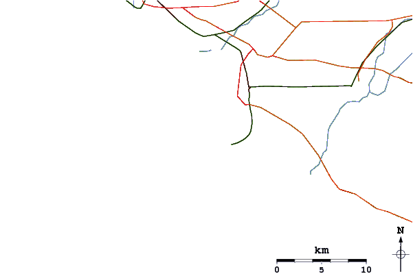 Roads and rivers around Port Hueneme Beach Park