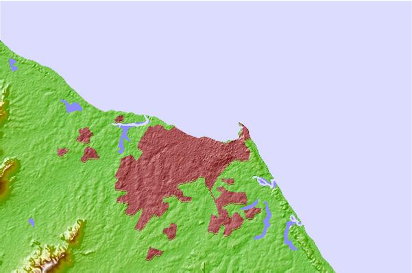 Surf spots located close to Portao