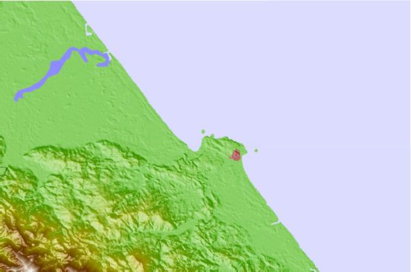 Surf spots located close to Portete