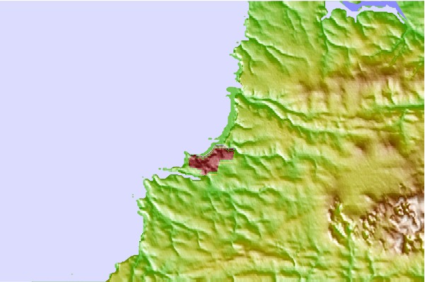 Surf spots located close to Porth Beach
