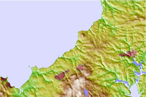 Surf spots located close to Porthtowan