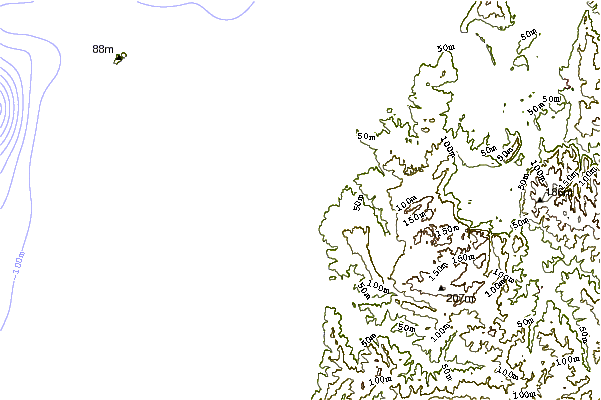 Shoreline around Porto Batel
