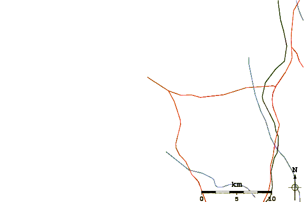 Roads and rivers around Porto Batel