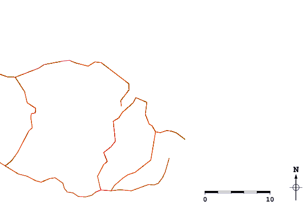 Roads and rivers around Porto da Cruz