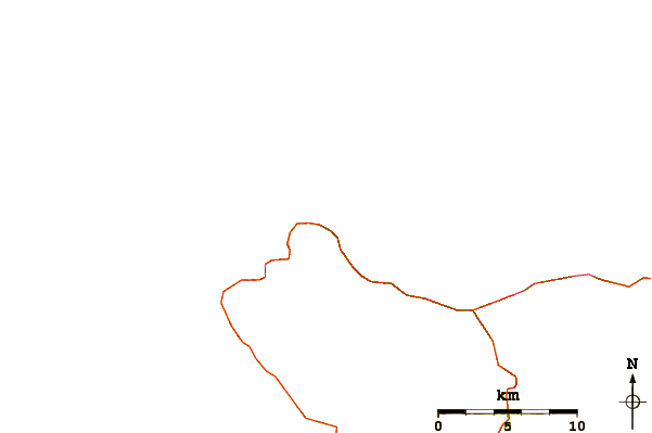 Roads and rivers around Porto Moniz