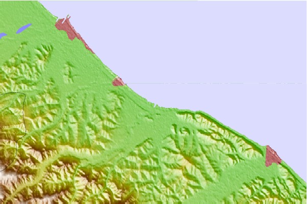 Surf spots located close to Porto Verde (Oasi-Palazzoni)