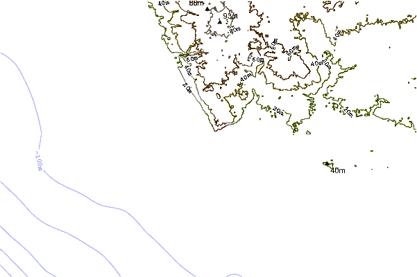 Shoreline around Porto de Anzio