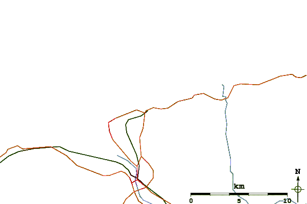 Roads and rivers around Portrush-East Strand
