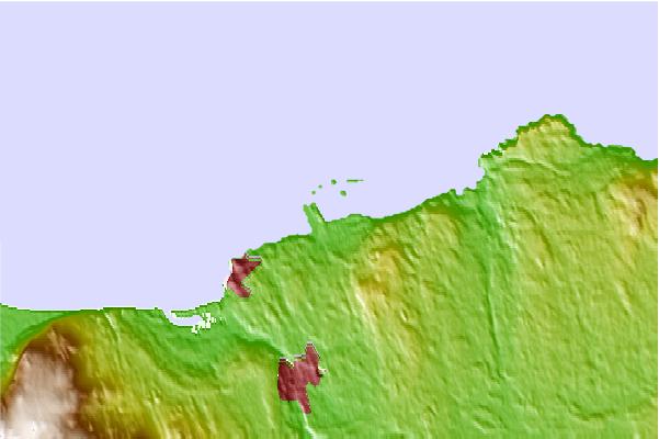 Surf breaks located close to Portrush-East Strand