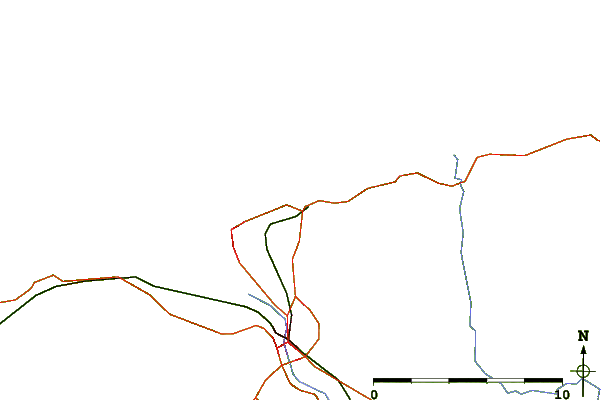 Roads and rivers around Portrush-West Strand