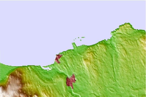 Surf breaks located close to Portrush-West Strand