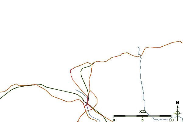 Roads and rivers around Portrush-West Strand